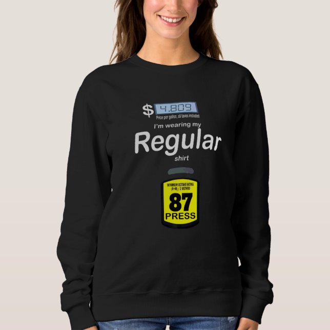 Camiseta Fato de Gás Regular Bomba de Gás Regular (Frente)