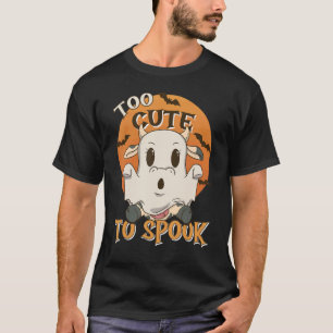 Camiseta Fato De Halloween Fantasma Muito Bonito Para Falar