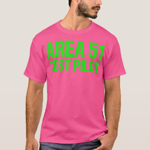 Camiseta Fato de Halloween Retro do Piloto de Teste da Área