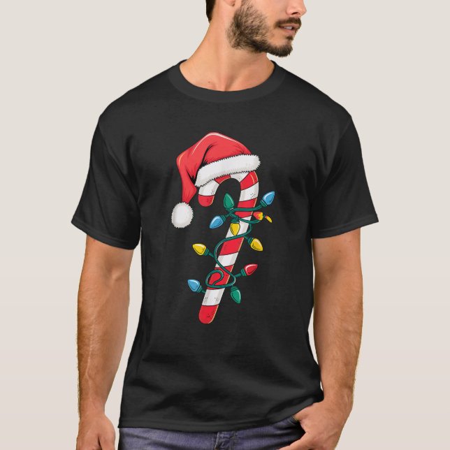Camiseta Fato de Natal de Cana de Açúcar  (Frente)