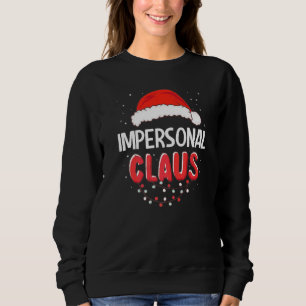 Camiseta Fato de Natal de Papai Noel Impessoal para Combina