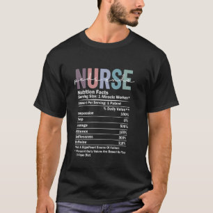 Camiseta Fato de Nutrição Enfermeira Peds Endo Engraçado Pr