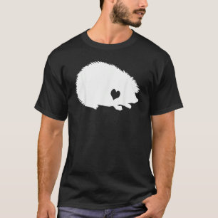 Camiseta Fato de ouriço amor coração Ouriço