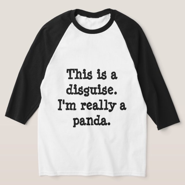 Camiseta Fato de Panda (Postura )