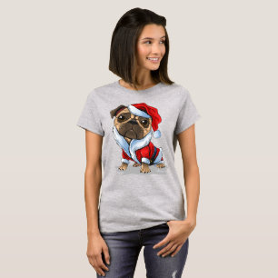 Camiseta Fato de Papai noel de Natal bonito