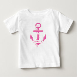 Camiseta Fato De Porte De Bebê Da Rapariga Náutica Personal