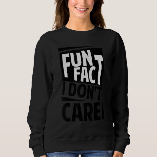 Camiseta Fato Divertido Não Me Importo Sarcasmo Piada