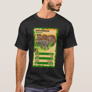 Camiseta Fato do Dinossauro do Diplodocumental da Placa Qua