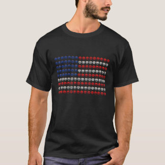 Camiseta Fato Patriótico da Bandeira Americana Halloween As