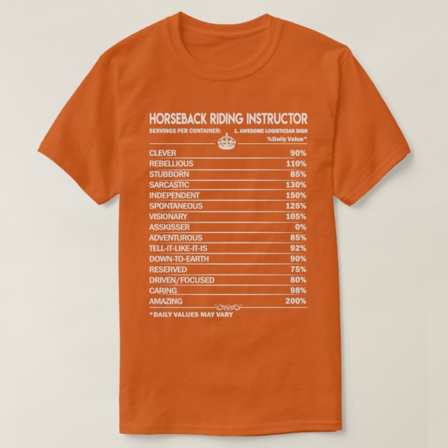 Camiseta Fatores Diários do Instrutor de Caveira 2 Presente (Frente do Design)