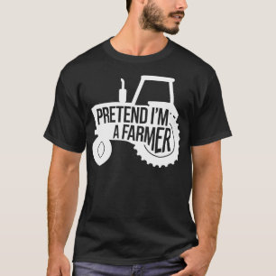 Camiseta Fatos Adultos de Halloween Fingem que sou um fazen