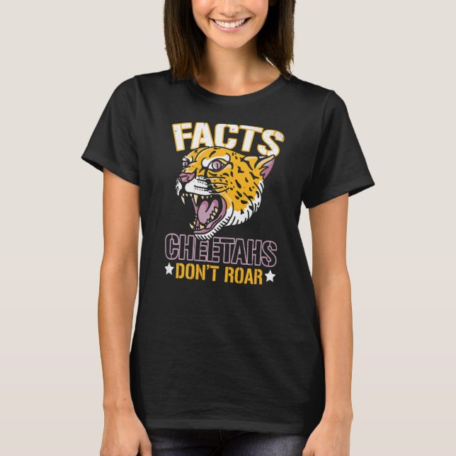 Camiseta Fatos Cheetahs Não Rodam Zookeeper Selvagem Zooke (Frente)