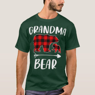 Camiseta Fatos Da Família De Ursos De xadrez, Vovó Engraçad