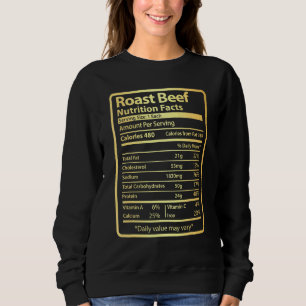 Camiseta Fatos de alimentação de carne assada para o Cristo