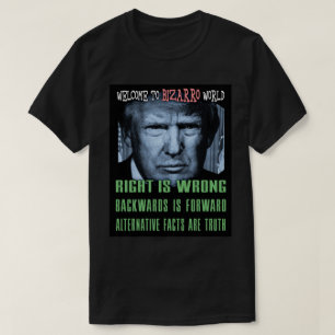 Camiseta Fatos De alternativo São Verdade - Trump Anti-Pres