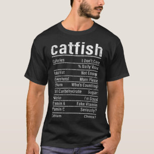 Camiseta Fatos de Bagre Amante de Pesca Engraçado Gráfico d