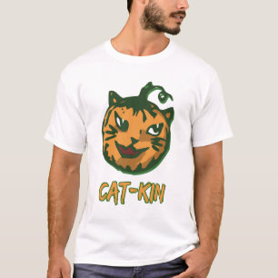 Camiseta Fatos de Halloween de Gato Negro