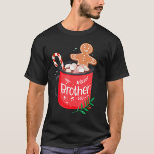 Camiseta Fatos De Natal Com Mug De Cacau Da Família Com Doc