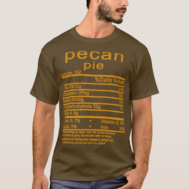 Camiseta Fatos de Nutrição de Ação de Pica (Frente)