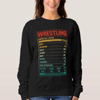 Camiseta Fatos de Nutrição de Luta Fã de Lutador Artista Ma