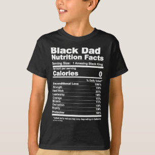 Camiseta Fatos de Nutrição do pai