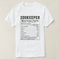 Fatos de Nutrição do Zookeeper Engraçado Funcionar