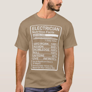 Camiseta Fatos de Nutrição Eletrônica