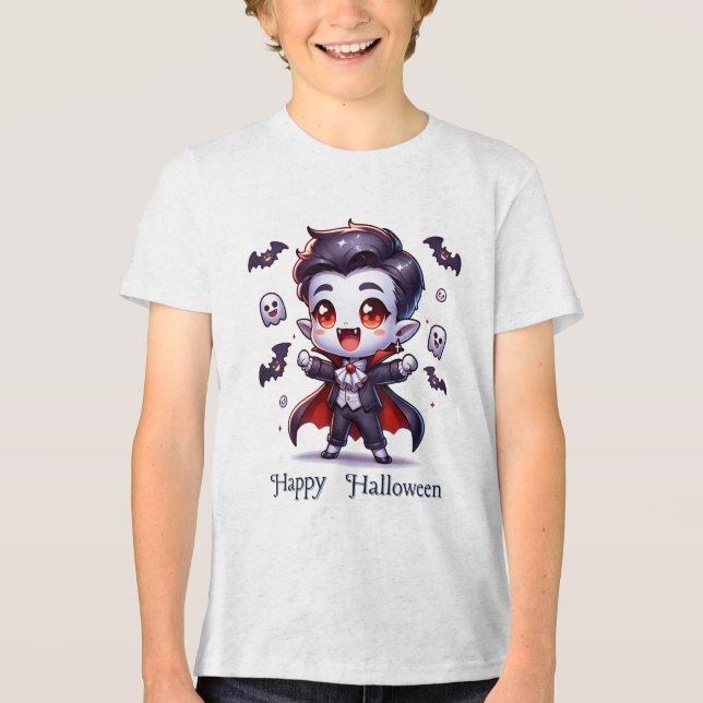 Camiseta Fatos de Vampiro-Halloween (Frente)