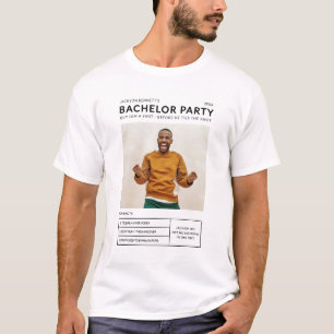 Camiseta Fatos Divertidos de Fotos de Festa de Despedida de