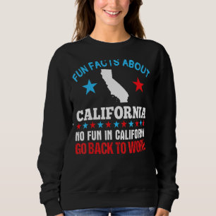 Camiseta Fatos Divertidos Sobre A Califórnia Não É Divertid