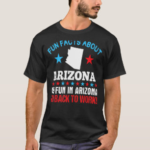 Camiseta Fatos Divertidos Sobre Arizona Sem Divertimento Na