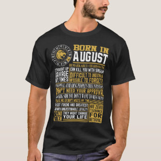 Camiseta Fatos do nascer em agosto