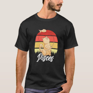Camiseta Fatos do Signo de Peixes  Gato  Horóscopo Astrolog