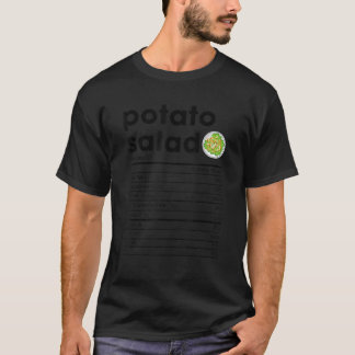 Camiseta Fatos Nutricionais Da Salada De Batata