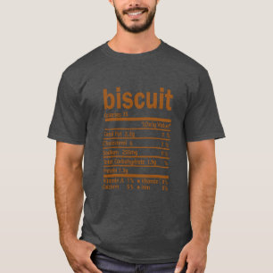 Camiseta Fatos Nutricionais de Biscoito Funnyhanksgiving Pr