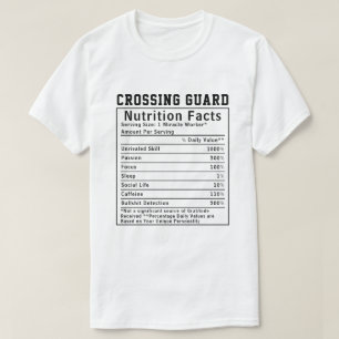 Camiseta Fatos Nutricionais Divertidos para Guarda de Trâns