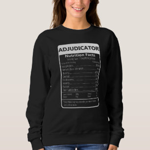 Camiseta Fatos Nutricionais do Árbitro Gráfico Sarcástico