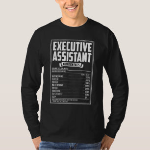 Camiseta Fatos Nutricionais do Assistente Executivo