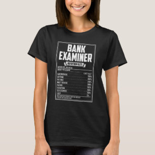Camiseta Fatos Nutricionais do Examinador Bancário