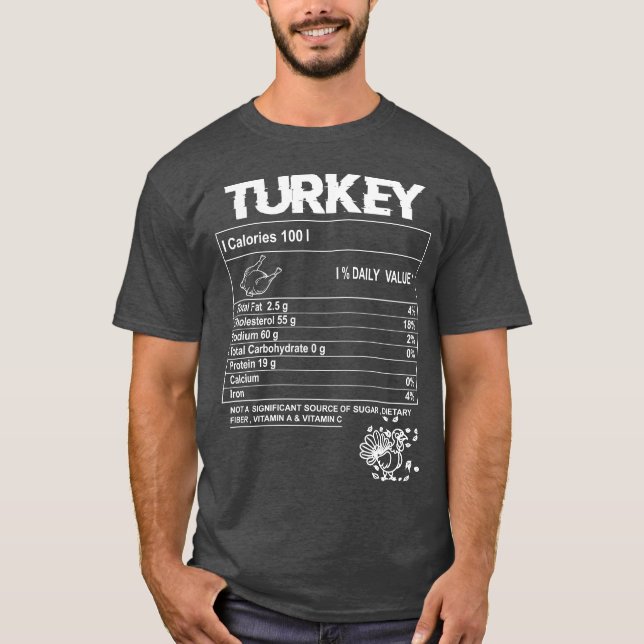 Camiseta Fatos Nutricionais do PeruReceita de Comida de Açã (Frente)