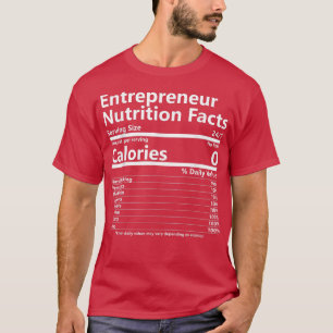 Camiseta Fatos Nutricionais Motivação de Sucesso Empresaria