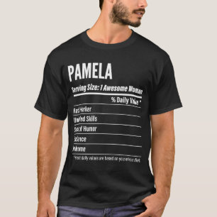Camiseta Fatos Nutricionais Pamela Servindo Calorias de Tam