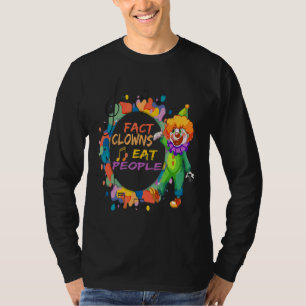 Camiseta Fatos Palhaços Comem Figurino de Carnaval Pessoas 