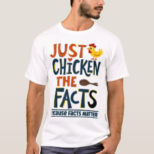 Camiseta Fatos Problema Engraçado Galinha Democrata Ativist