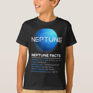 Camiseta Fatos sobre Netuno - Astronomia Espacial Planeta A