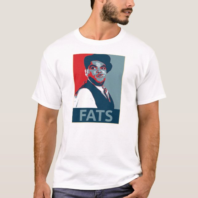 Camiseta Fats Waller (estilo da esperança) (Frente)