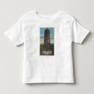 Camiseta Faturamentos, TA - vista do monumento de Boothill