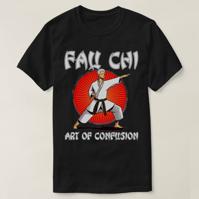 Camiseta Fau Chi Art of Confusion Engraçado Dr. Fauci Meme (Frente do Design)