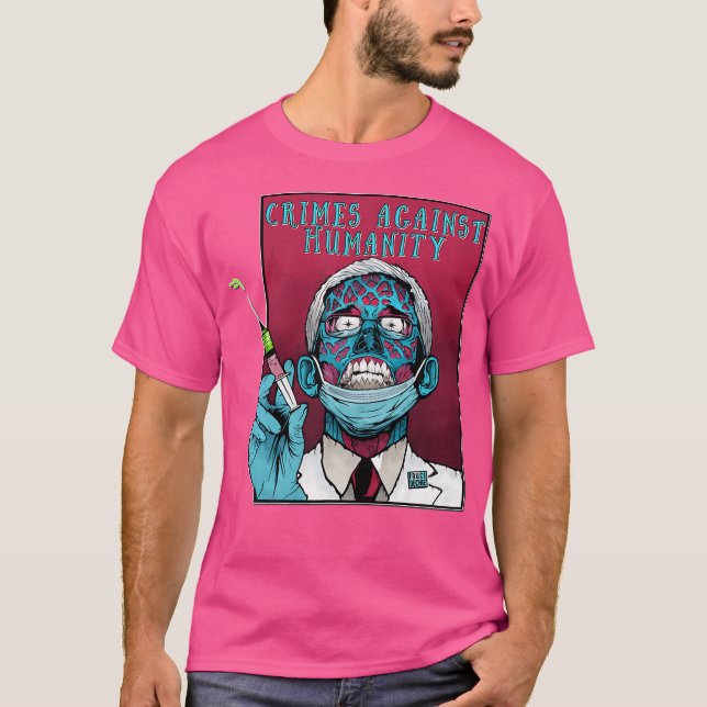 Camiseta Fauci Anti-Governo Mandate prender Dr. Fauci Zomb (Frente)