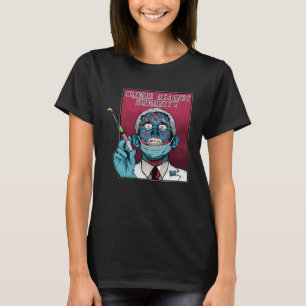 Camiseta Fauci Interromper A Vacina Mandato De Detenção Fau